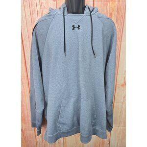 Under Armour Men's Rival Fleece Hoodie Gray 3XL